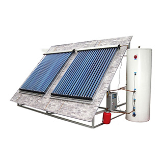 Split heat pipe solar system