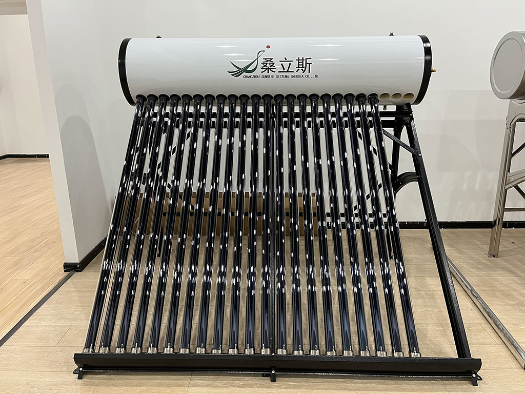 Coil solar water heater