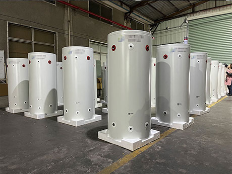 Coil water tank